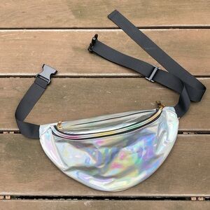 Holographic Fanny Pack Y2K Festival Concert Party